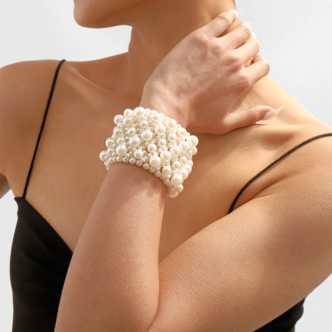 Buy Retro Geometric Beaded Bracelet For Women online at Fashionner.