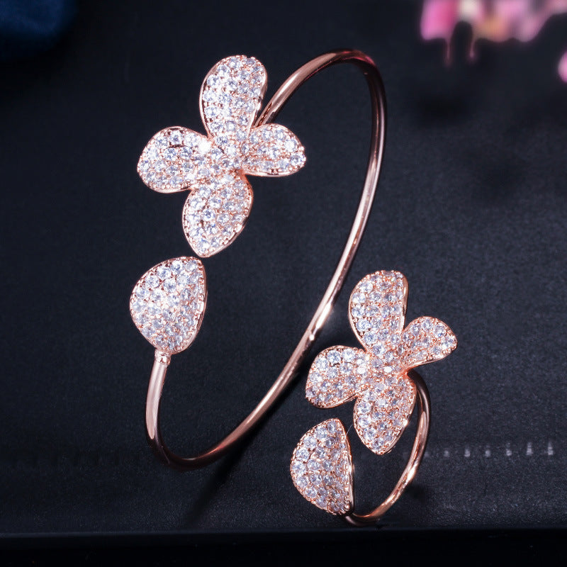 Buy Creative Adjustable Two-Piece Bracelet And Ring online at Fashionner.