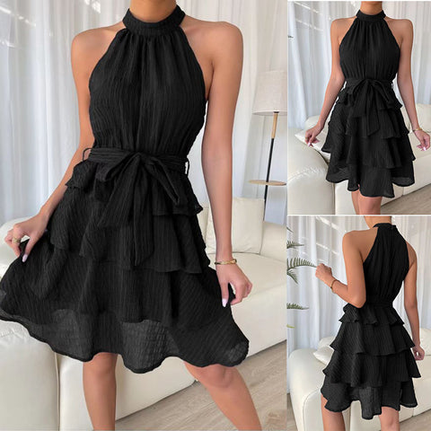 Robes Dos Nu Femme Robe Sans Manches à Volants