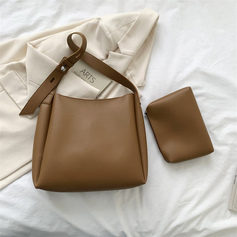 Large Shoulder Bag Women's Leisure Combination Tote Bag - Fashionner