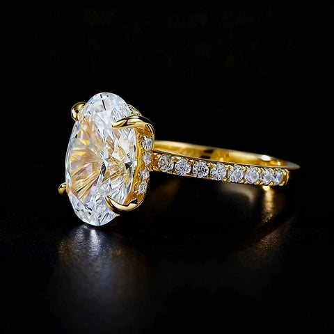 Buy Affordable Luxury Fashion Moissanite Ring For Women online at Fashionner.