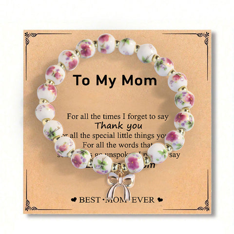 Buy Designer Mothers Day Card Necklace online at Fashionner.