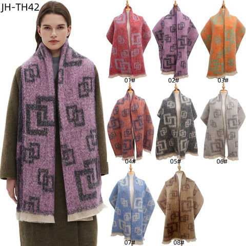 Buy European And American Scarf Men And Women Concentric Square Scarf online at Fashionner.