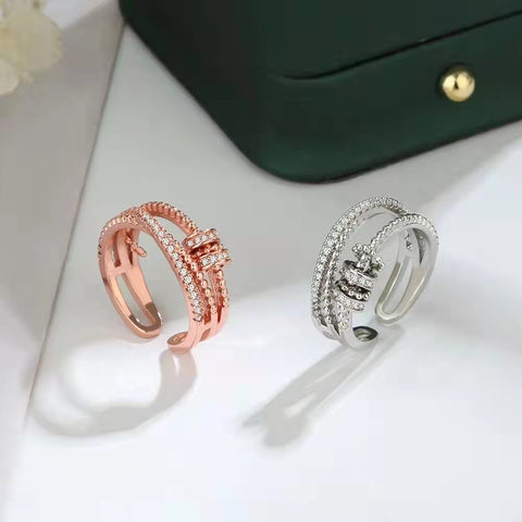 Anneaux d'anxiété pivotants avec perles, anneaux anti-stress pour femmes et hommes, bijoux