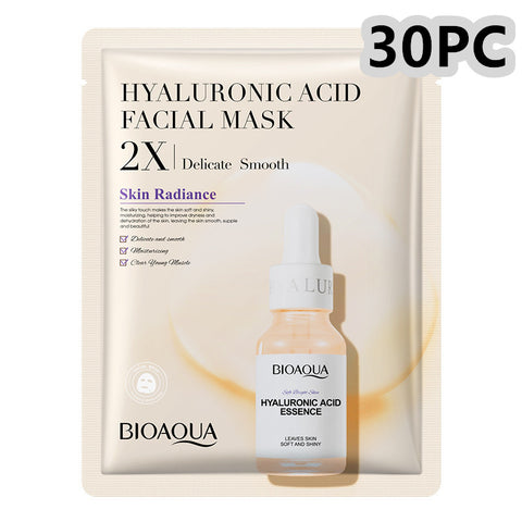 Masque facial au collagène hydratant et raffermissant Masque en tissu Acide hyaluronique Masques faciaux Soin de la peau Gel Soin de la peau
