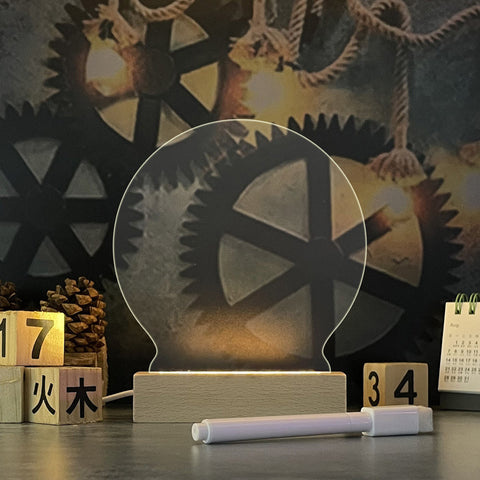 Buy Creative Note Board Creative Led Night Light Usb Message Board Holiday Light With Pen Gift For Children Girlfriend Decoration Night Lamp online at Fashionner.