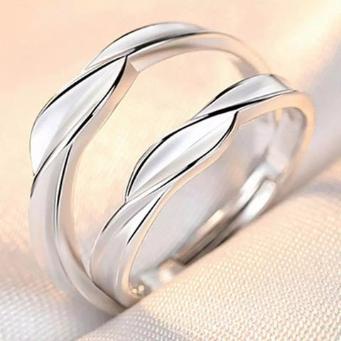 Bague de couple édition coréenne minimaliste