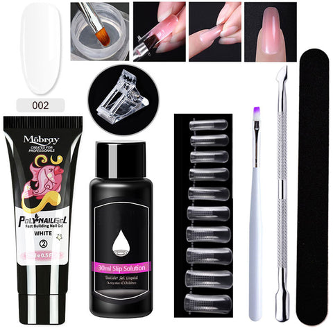7-Piece Nail Art Crystal Extender Set - Fashionner