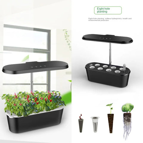 Machine de Plantation de Légumes Hydroponique Intelligente à Spectre Complet avec Lumière LED pour la Croissance