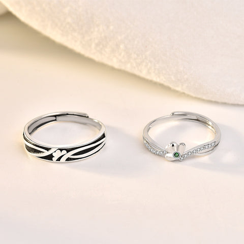Bague Couple Porte-Bonheur Originale