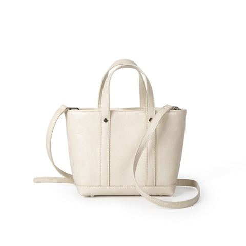 Portable Oil Wax Leather Simple Casual Korean Style Large Capacity Bag - Fashionner