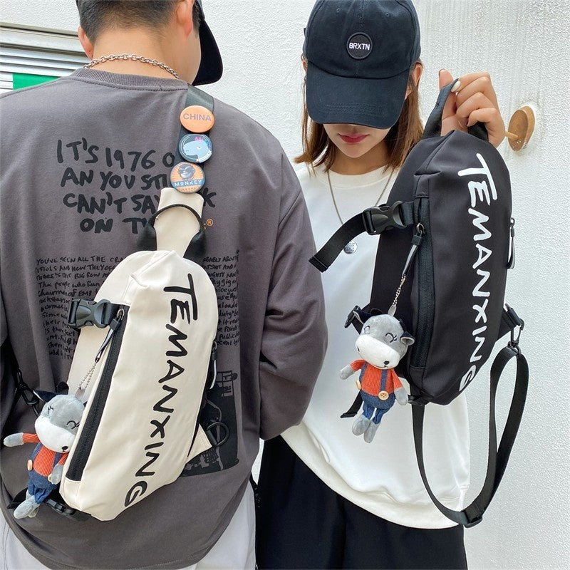 Chest Sports Student Shoulder All-match Boys Waist Bag Crossbody Small Female Messenger Bag Men - Fashionner