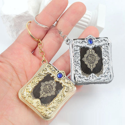 Pendentif porte-clés rétro petit texte Sutra pendentif diamant anglais