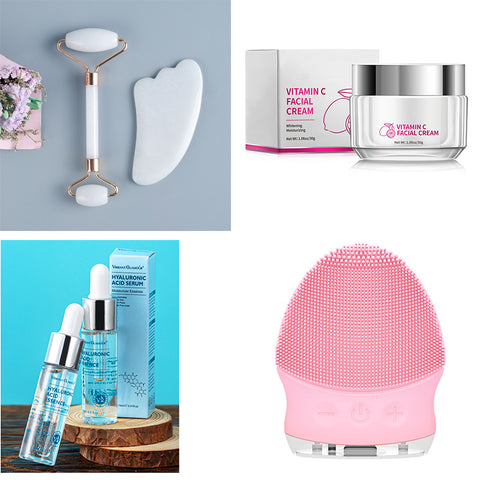 Sérum visage à l'acide hyaluronique anti-âge, rétrécit les pores, blanchissant, hydratant, crème pour le visage, soin des peaux sèches