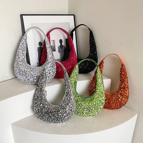New Dinner All-match Sequins Handbag - Fashionner