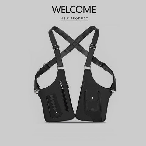 Sac bandoulière rétro homme - Sac à dos ajustable pour voyage, rangement, multifonctionnel