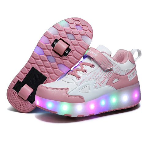 Chaussures de sport à roulettes à deux roues pour enfants Heelys, pour garçons et filles