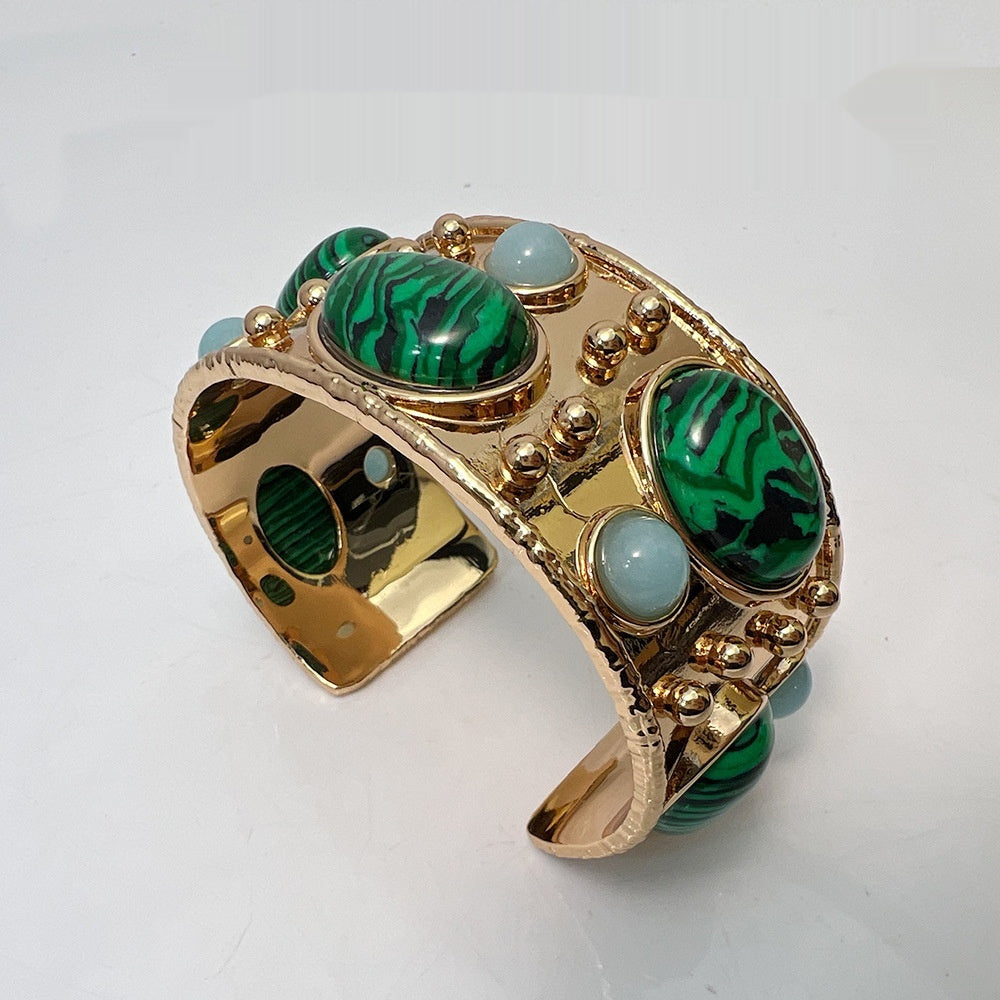Buy Malachite Bracelet Retro Minority Design online at Fashionner.