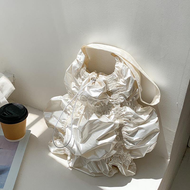 Special-interest Design Pleated Large Capacity Shoulder Bag - Fashionner