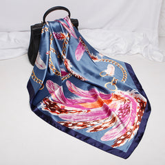 Imitation Silk Handbags Satin Silk Scarf - Fashionner
