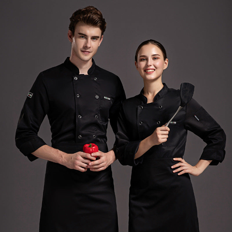 French Restaurant Steakhouse Chef's Uniform Long Sleeve