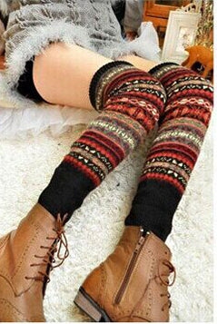 Autumn Winter Bohemian Thickened Woolen Socks - Fashionner
