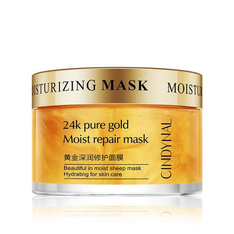 Crème Visage Or 24K Soin Peau Sèche Blanchissante Éclaircissante à la Bave d'Escargot