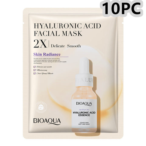 Masque facial au collagène hydratant et raffermissant Masque en tissu Acide hyaluronique Masques faciaux Soin de la peau Gel Soin de la peau