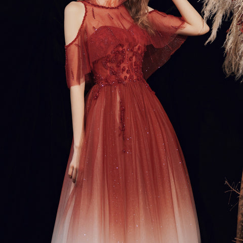 Robe de soirée de banquet de mariage pour femme