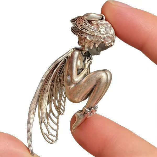 Buy Creative And Unique Angel Necklace Pendant online at Fashionner.
