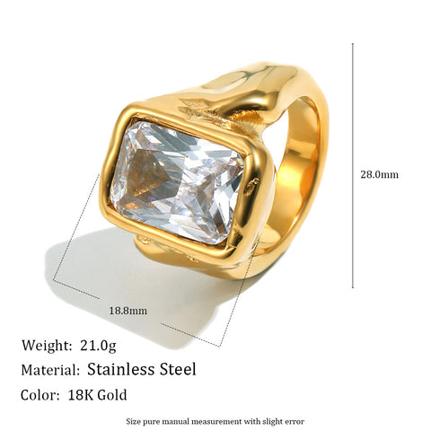 Buy Fashionable And Minimalist Stainless Steel Ring online at Fashionner.