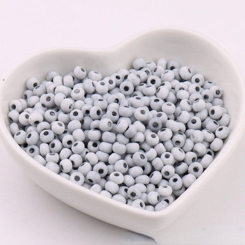Perles de riz en verre Macaron Super Premium 4 mm