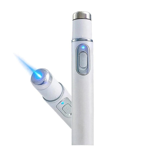 Stylo laser anti-acné à lumière bleue, dispositif de traitement pour l'élimination des cicatrices et des rides, équipement de beauté pour le soin de la peau