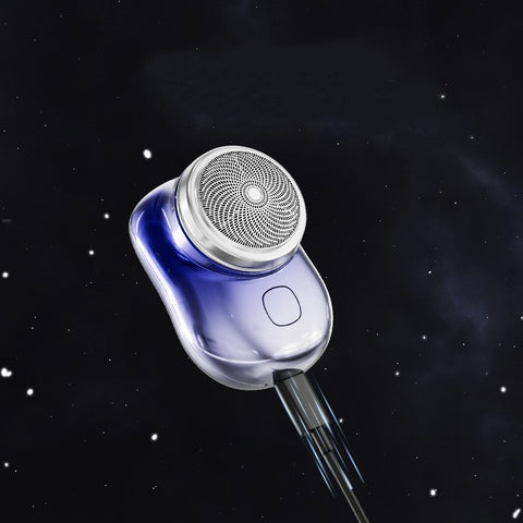 Mini rasoirs électriques portables sans fil pour le visage, rechargeables par USB, rasoir électrique humide et sec indolore, petite machine à raser pour hommes