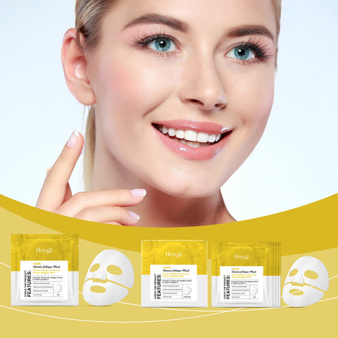 Masque visage hydratant au collagène