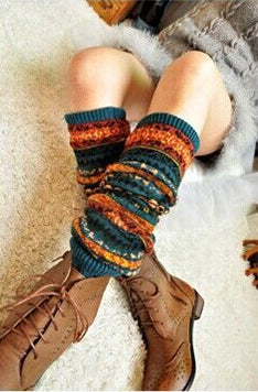 Autumn Winter Bohemian Thickened Woolen Socks - Fashionner
