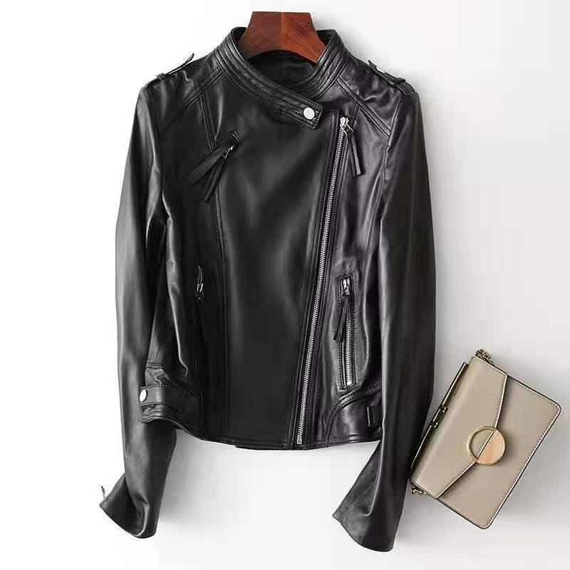Sheepskin Small Motorcycle Jacket - Fashionner