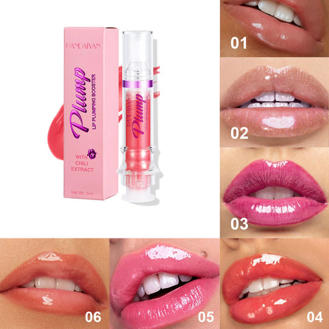 Nouveau Tube Rouge à Lèvres Riche Couleur Lèvre Légèrement Épicé Miel à Lèvres Miroir à Lèvres Brillant à Lèvres Miroir Liquide Rouge à Lèvres