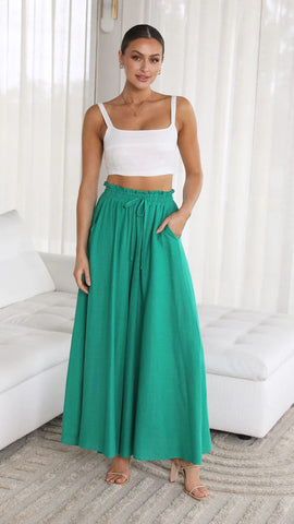 Womens Pants Wide Leg Loose Comfy Lounge Sweatpants With Pockets - Fashionner