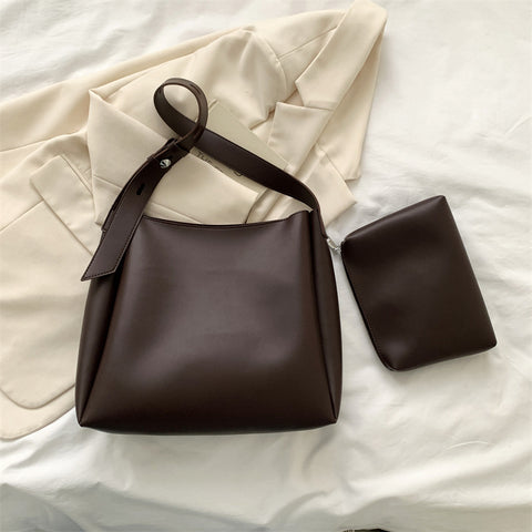 Large Shoulder Bag Women's Leisure Combination Tote Bag - Fashionner