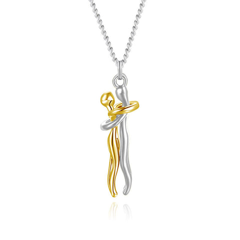 Buy S925 Sterling Silver Villain Hug Necklace online at Fashionner.