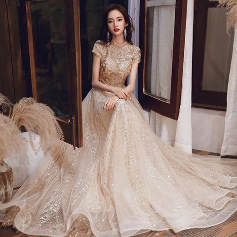 Robe de Présidente de Banquet au tempérament féminin