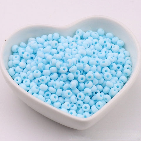 Perles de riz en verre Macaron Super Premium 4 mm