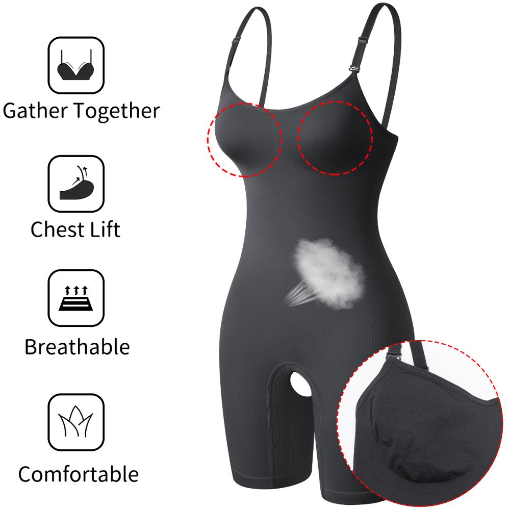 Buy Bodysuit Shapewear Women Full Body Shaper Tummy Control Slim online at Fashionner.