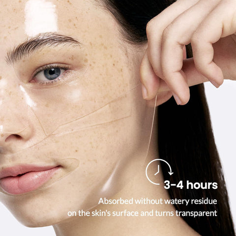 Masque de Nuit au Collagène Intense Le Vrai Masque en Tissu Facial au Collagène avec du Collagène à Faible Poids Moléculaire pour l'Élasticité et la Fermeté