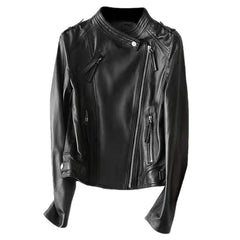 Sheepskin Small Motorcycle Jacket - Fashionner