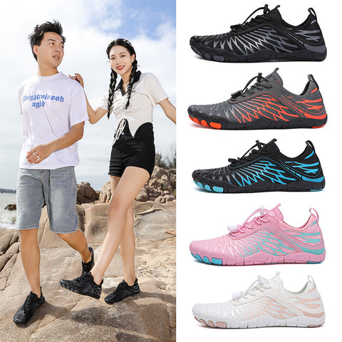 Chaussures d'eau d'été pour hommes et femmes, à la mode, décontractées, d'extérieur, à semelle souple, pour la plage