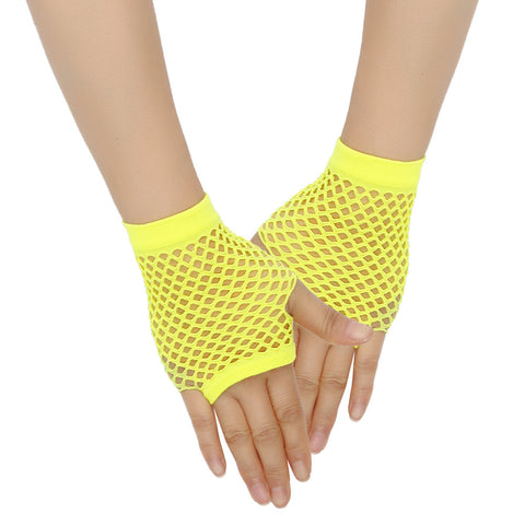 Gants Résille Courts Rétro