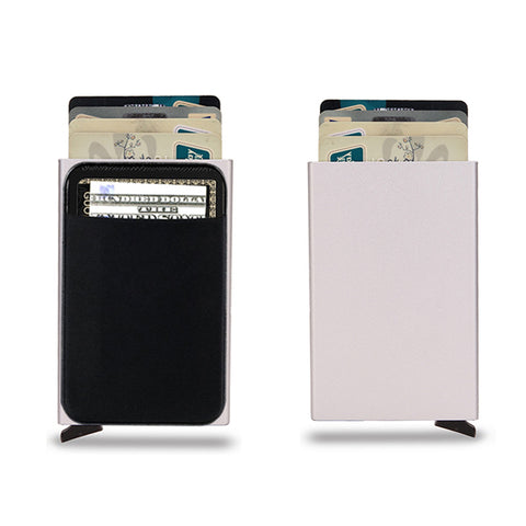 Porte-cartes métallique portefeuille intelligent