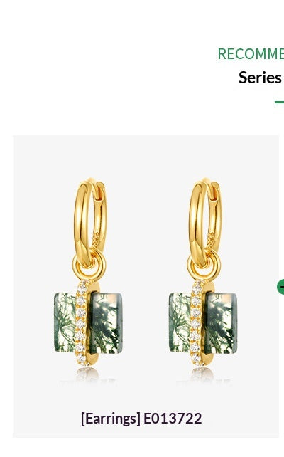 Buy Green Moss Ring Womens Jewelry Instagram-Style 925 Sterling Silver online at Fashionner.